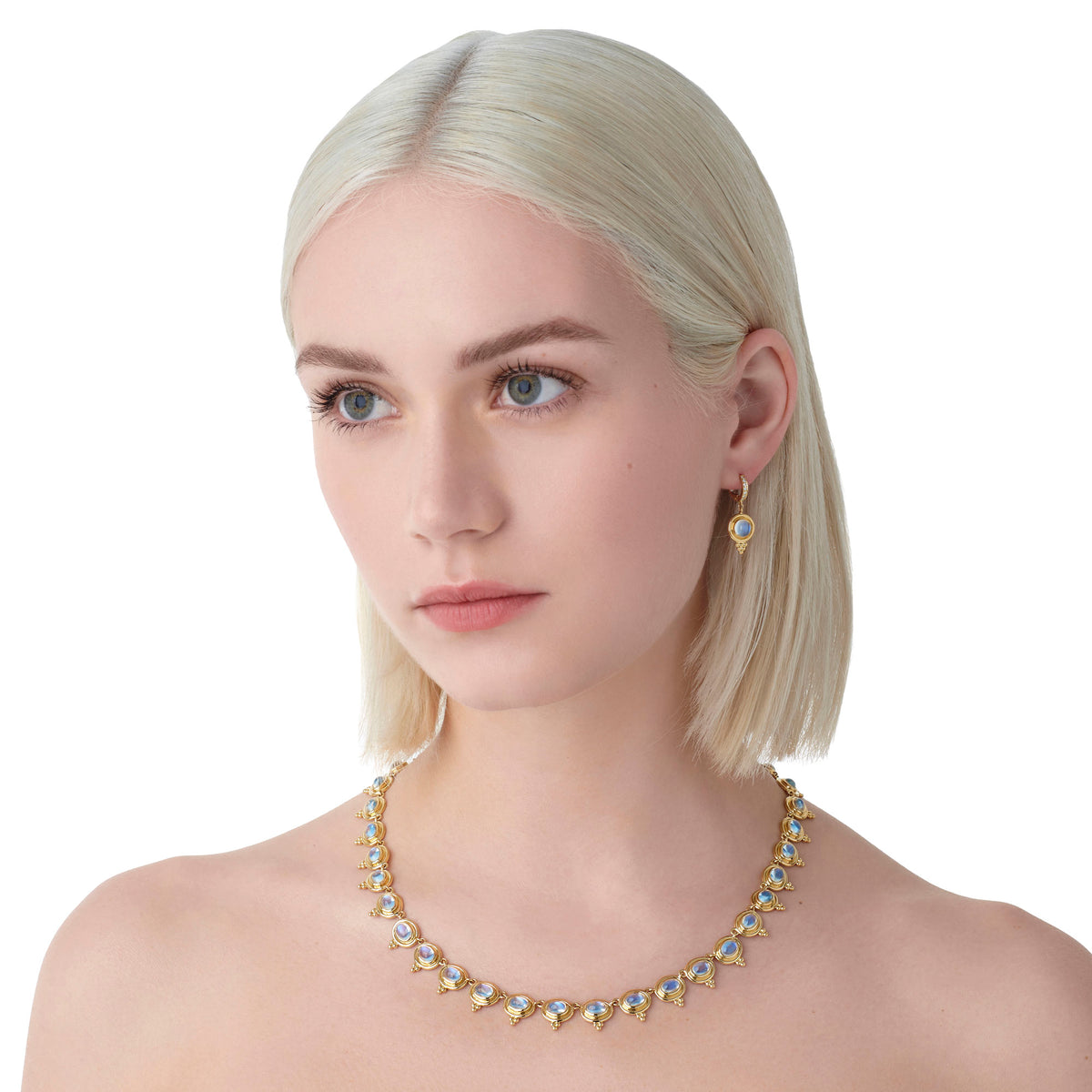 18K Classic Temple Necklace