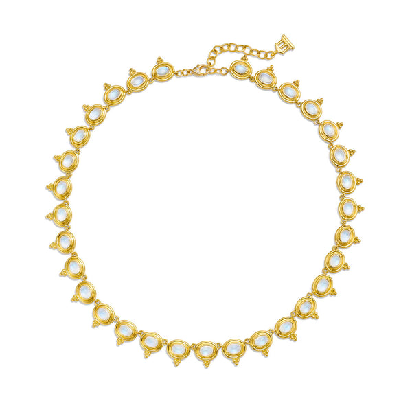 18K Classic Temple Necklace