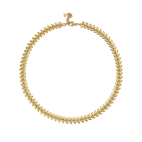 18K Natura Vine Link Necklace