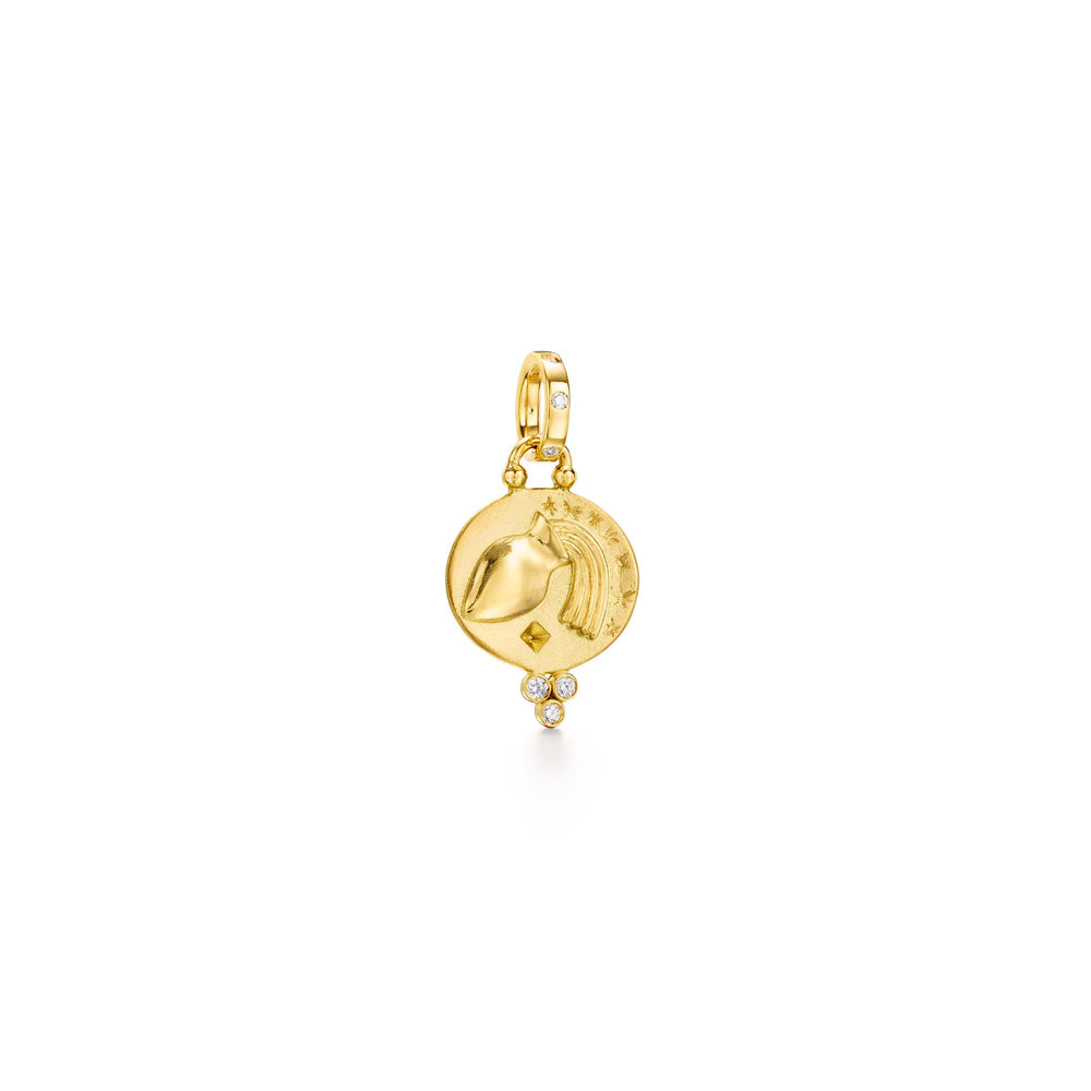 18K Aquarius Pendant
