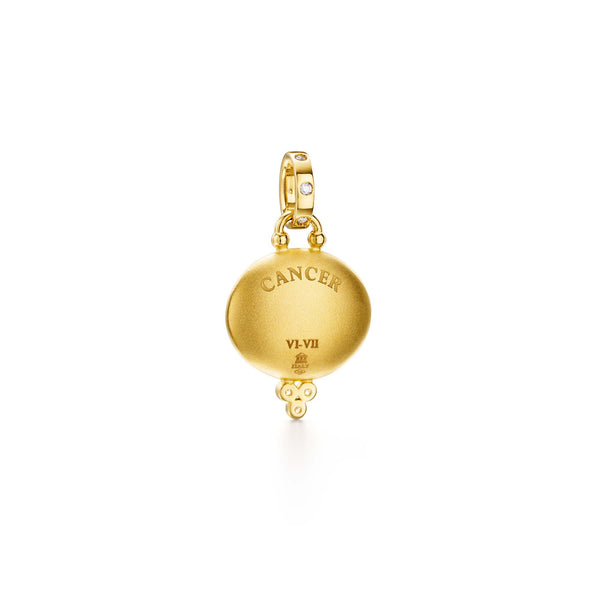 18K Cancer Pendant