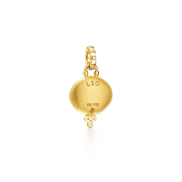 18K Leo Pendant
