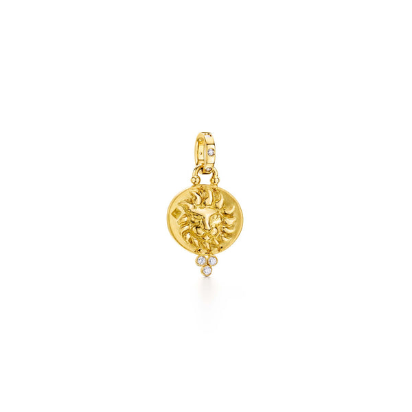 18K Leo Pendant