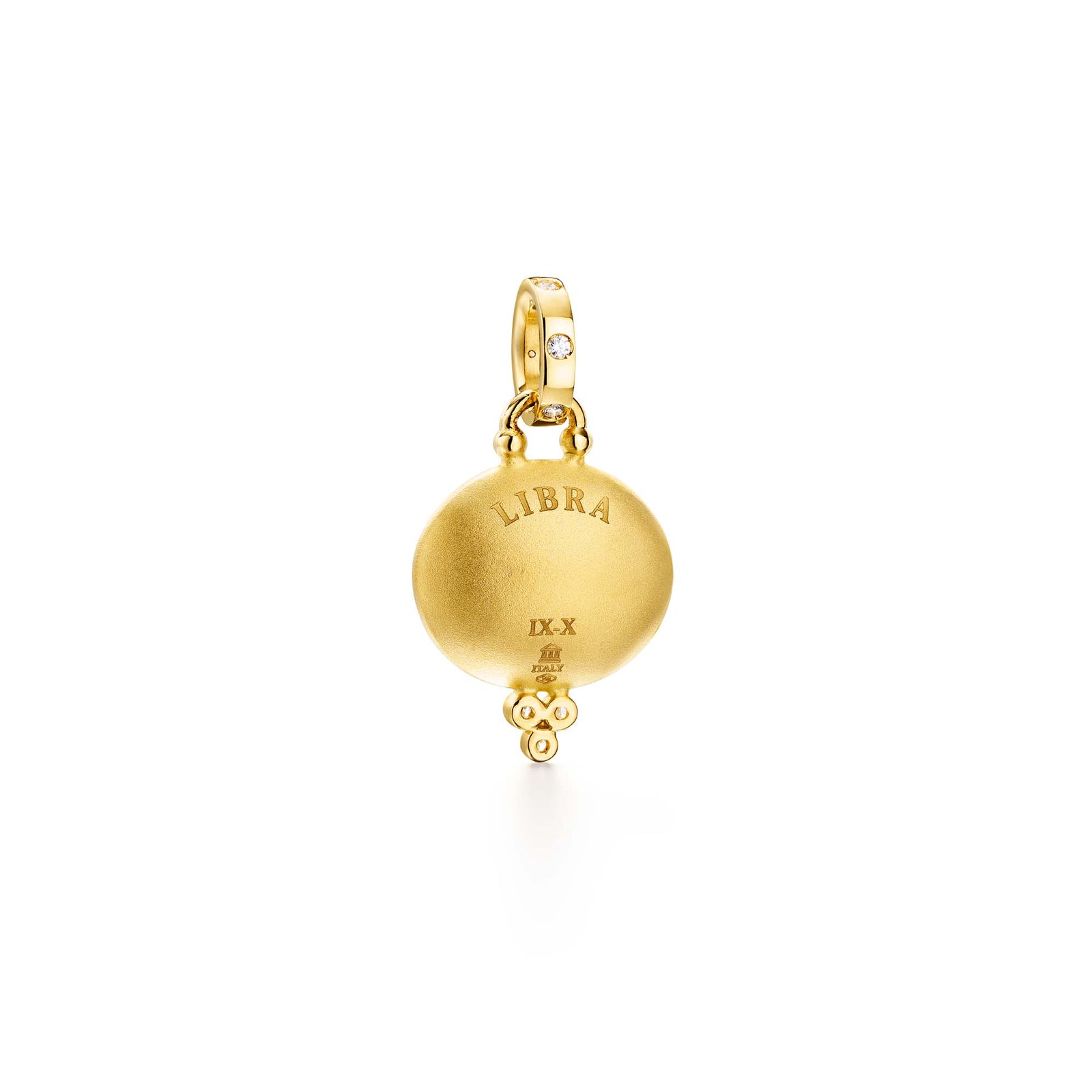 18K Libra Pendant – Temple St. Clair
