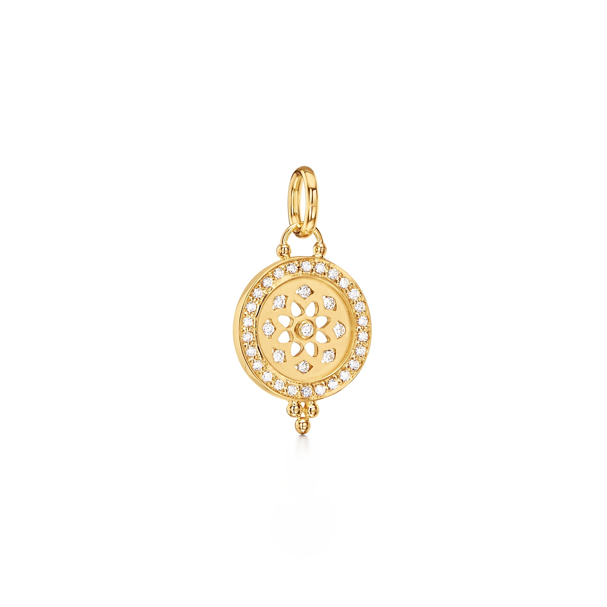 ꕤclara* 【3点】 18K Diamond Mandala Cutout Pendant – Temple St. Clair