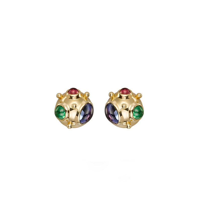 18k Cosmos Earrings