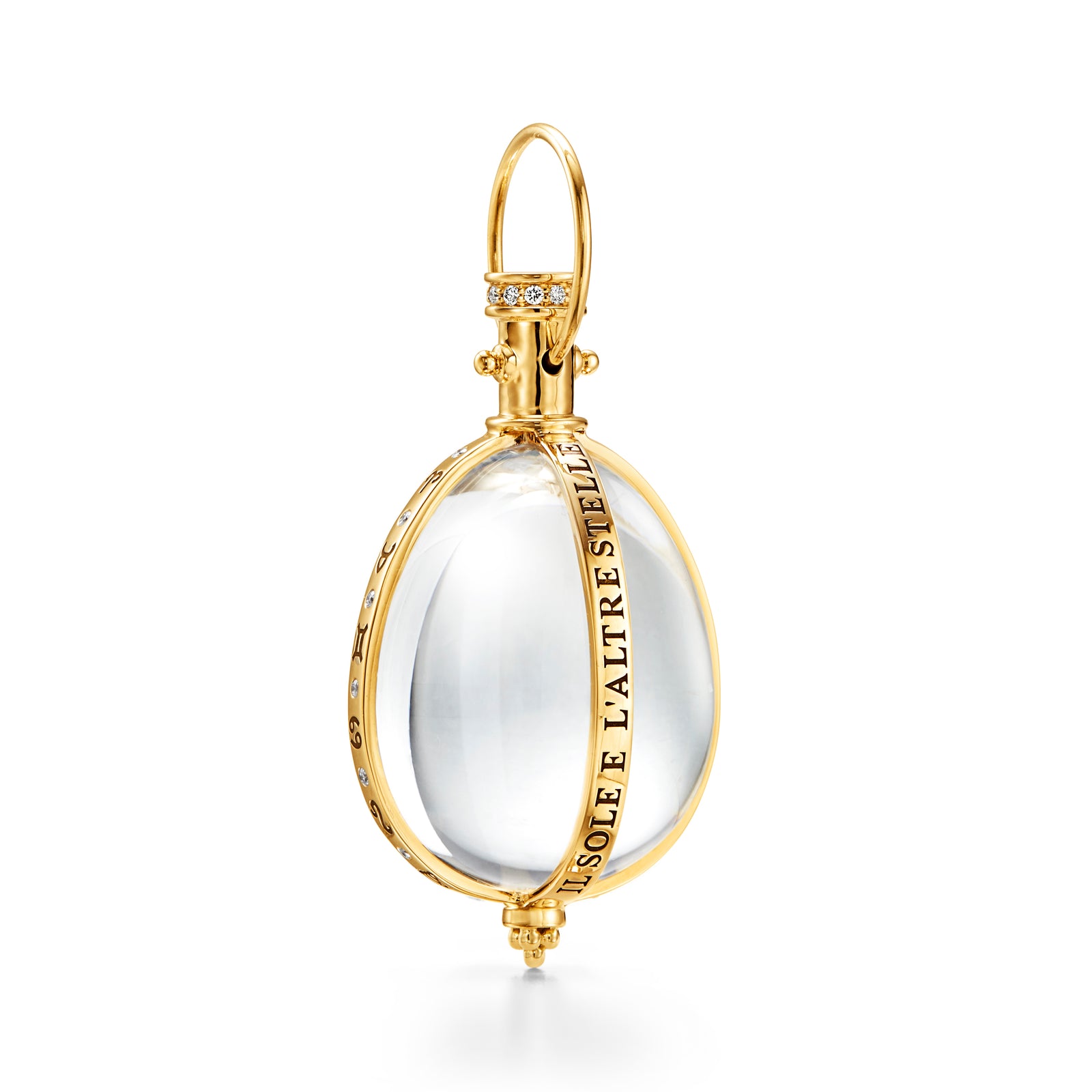 セレスタイト台座セット Amulet〜アミュレット〜 18K Large Astrid Amulet – Temple St. Clair