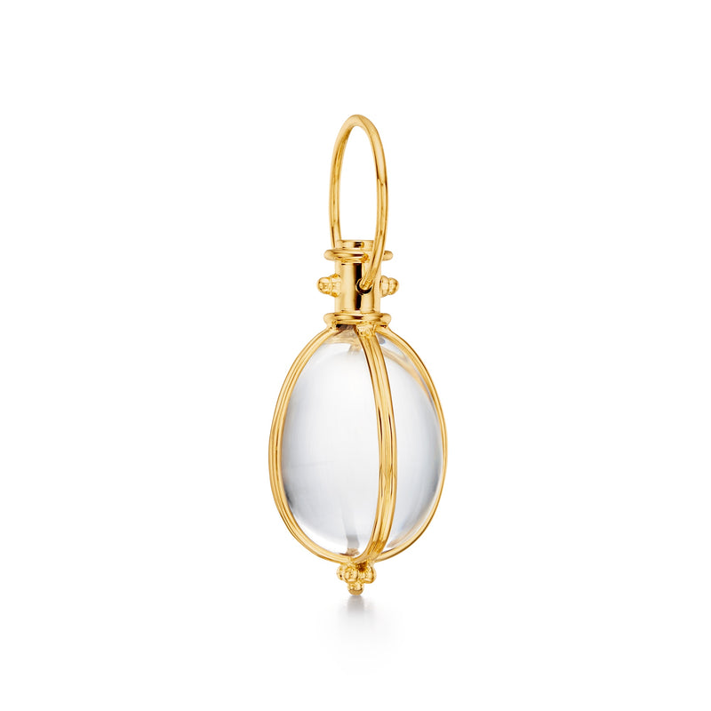 Temple St. Clair 18k Yellow Gold Rock Crystal and Diamond Amulet – Bailey's  Fine Jewelry