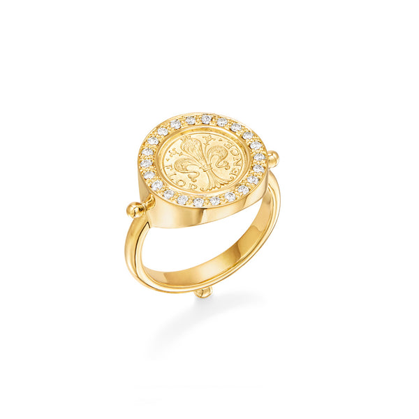 18K Small Giglio Ring