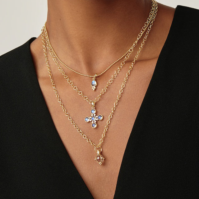 18K Piccolo Pear Drop Pendant