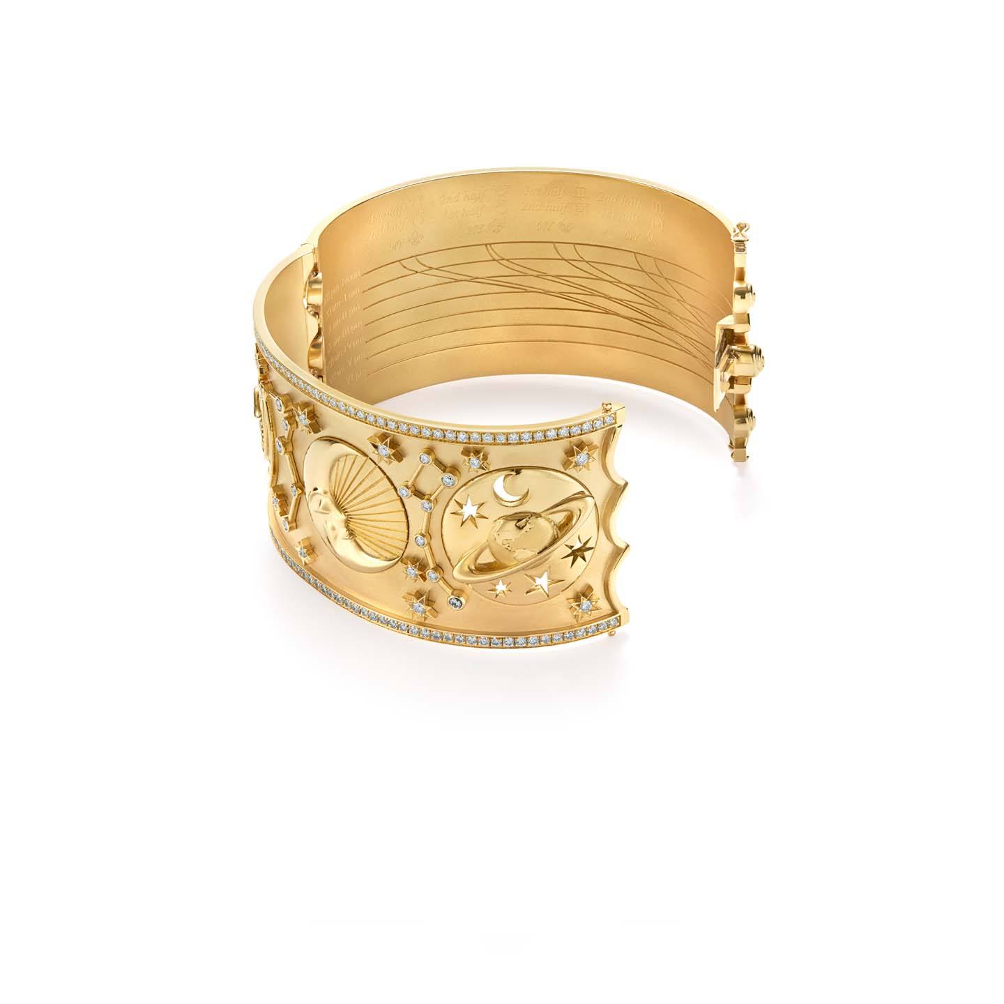 18K Sundial Bracelet Temple St. Clair