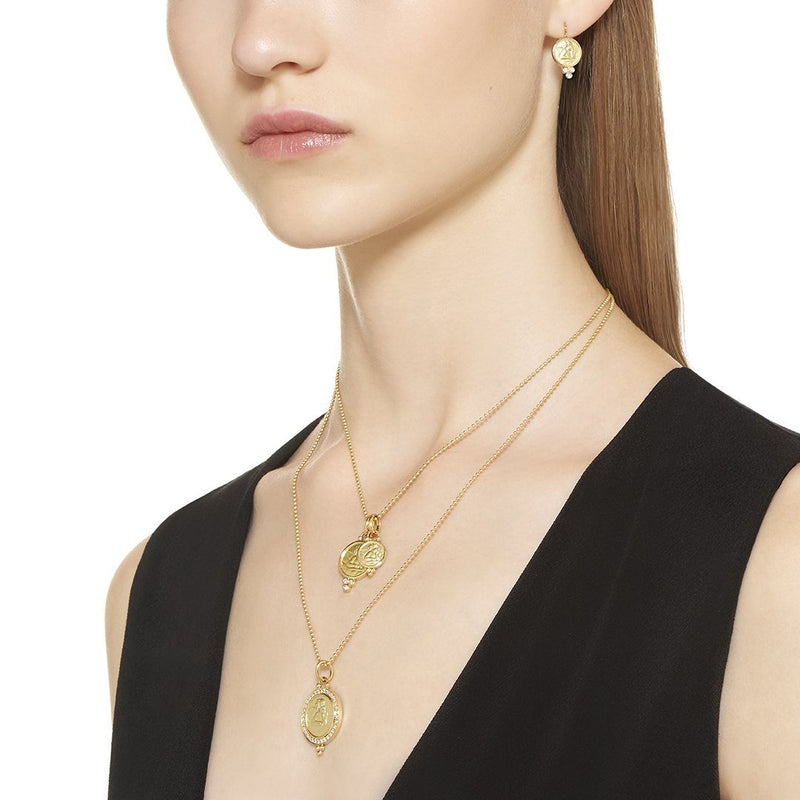 22K Yellow Gold Ball Chain W/ Pearls, Emeralds, Rubies & CZ Gems – Virani  Jewelers