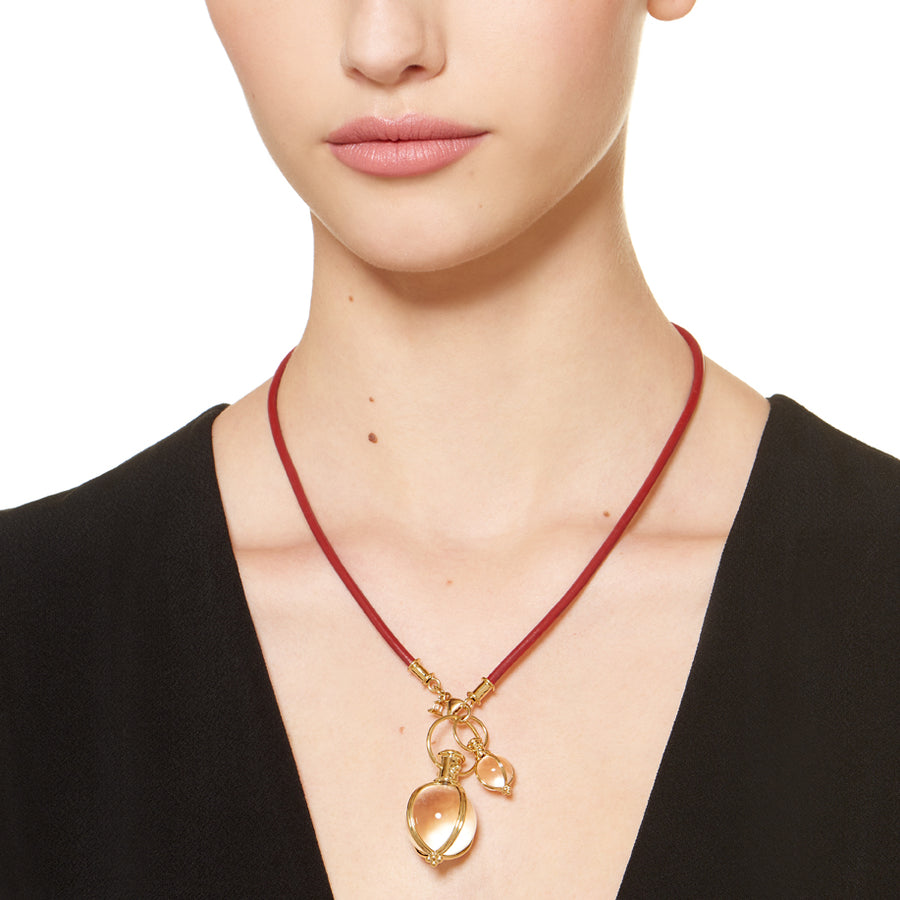 18K Red Leather Cord – Temple St. Clair