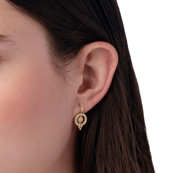18K Diamond Orbit Earrings
