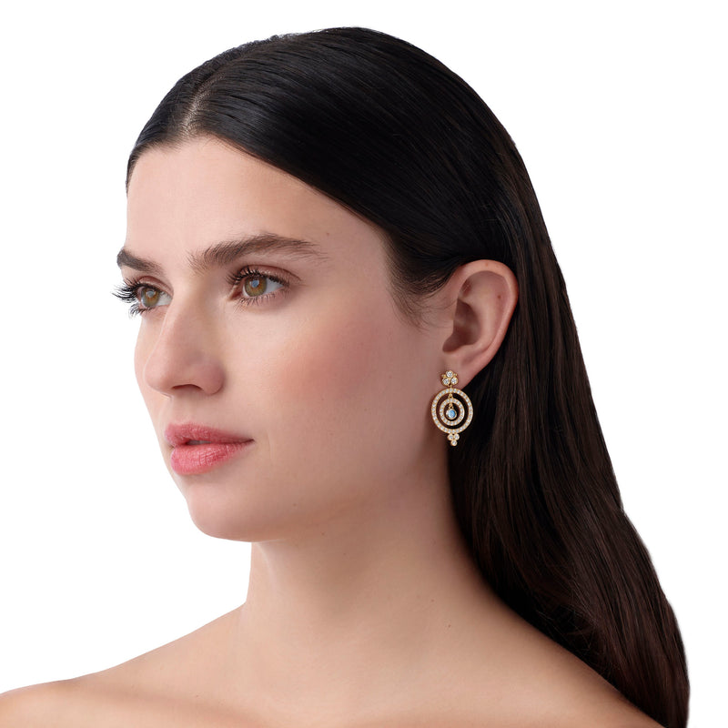 18K Diamond Tolomeo Earrings