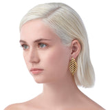 18K Laurel Earrings
